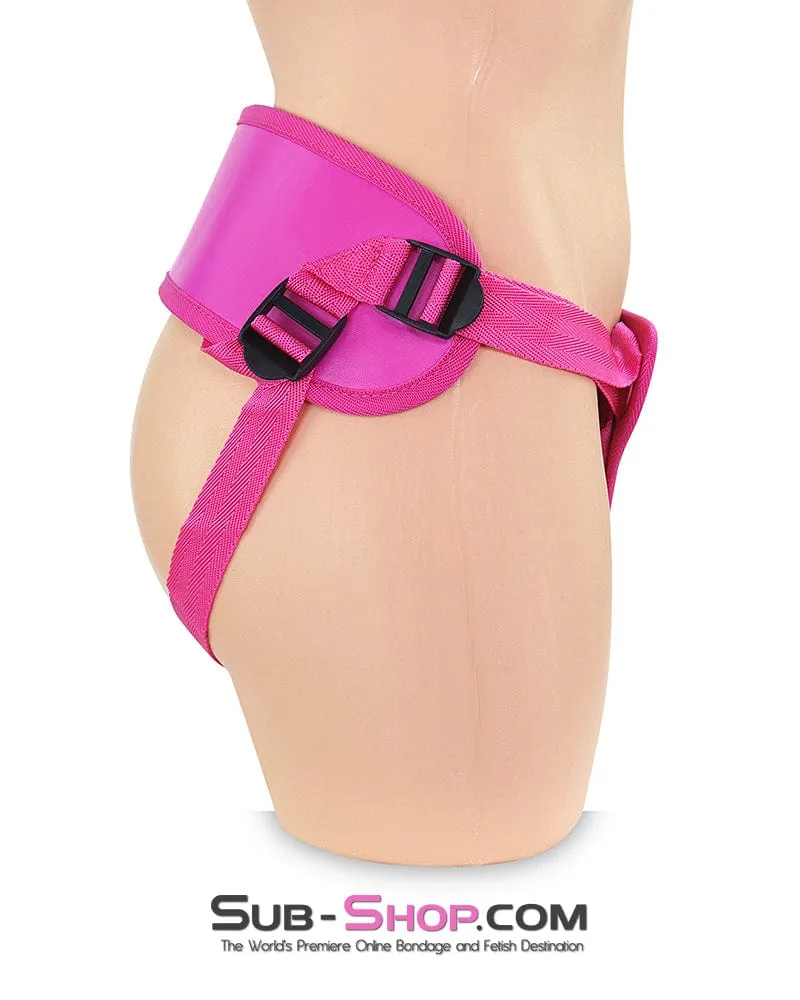 6966DL      Pretty Rough Strap On Pegging Harness