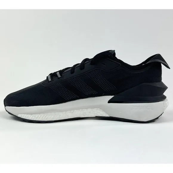 Adidas Avryn Bounce Boost Mens 11 Black White Low Running Shoes Sneakers HP5968