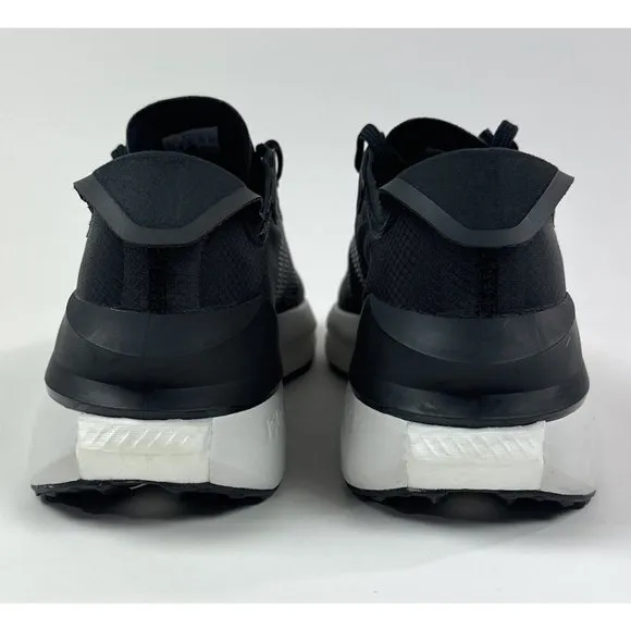 Adidas Avryn Bounce Boost Mens 11 Black White Low Running Shoes Sneakers HP5968