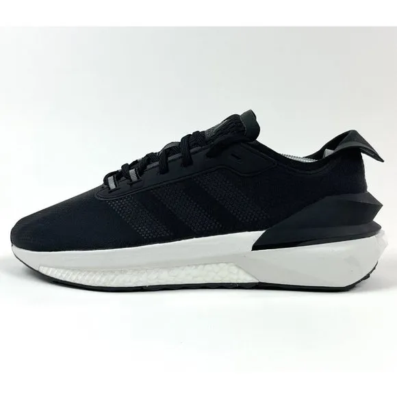 Adidas Avryn Bounce Boost Mens 11 Black White Low Running Shoes Sneakers HP5968