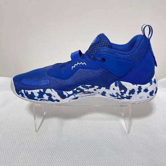 Adidas Basketball Sneaker Mens 13 D.O.N Issue 3 Blue White Athletic Lace Up Shoe