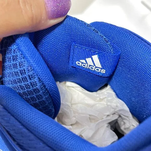 Adidas Basketball Sneaker Mens 13 D.O.N Issue 3 Blue White Athletic Lace Up Shoe