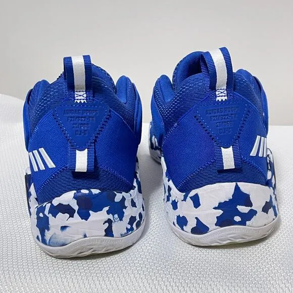 Adidas Basketball Sneaker Mens 13 D.O.N Issue 3 Blue White Athletic Lace Up Shoe