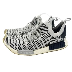 Adidas Mens NMD R1 STLT Primeknit Sneakers Black Gray Lace Up Shoes Size 13