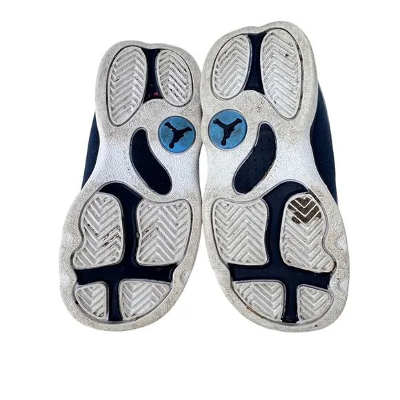 Air Jordan‎ 13 Retro 'Obsidian' Kids Size 8C White Leather Lace Up DJ3004-144