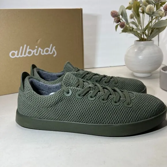 Allbirds Tree Piper Lace Up Sneaker Shoes Olive Green A10244M120 Men's US 12NWB