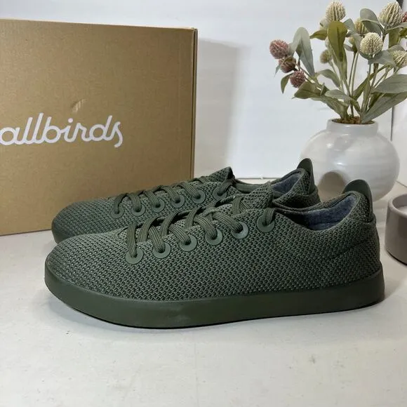 Allbirds Tree Piper Lace Up Sneaker Shoes Olive Green A10244M120 Men's US 12NWB