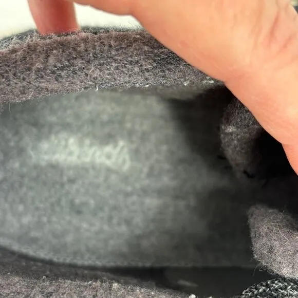 Allbirds Women's Merino Wool Runner Up Mizzles High Sneaker Shoes Black Size 11