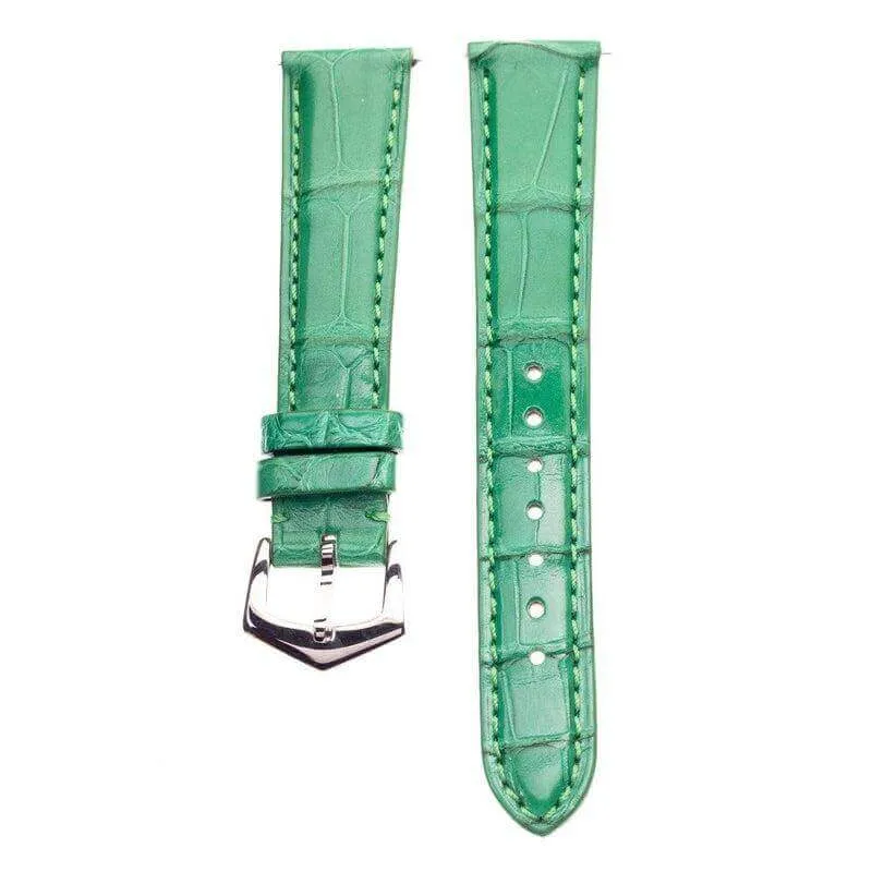 Apple Watch Leather Band ™ Alligator Millennium Green Watch Strap