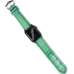 Apple Watch Leather Band ™ Alligator Millennium Green Watch Strap