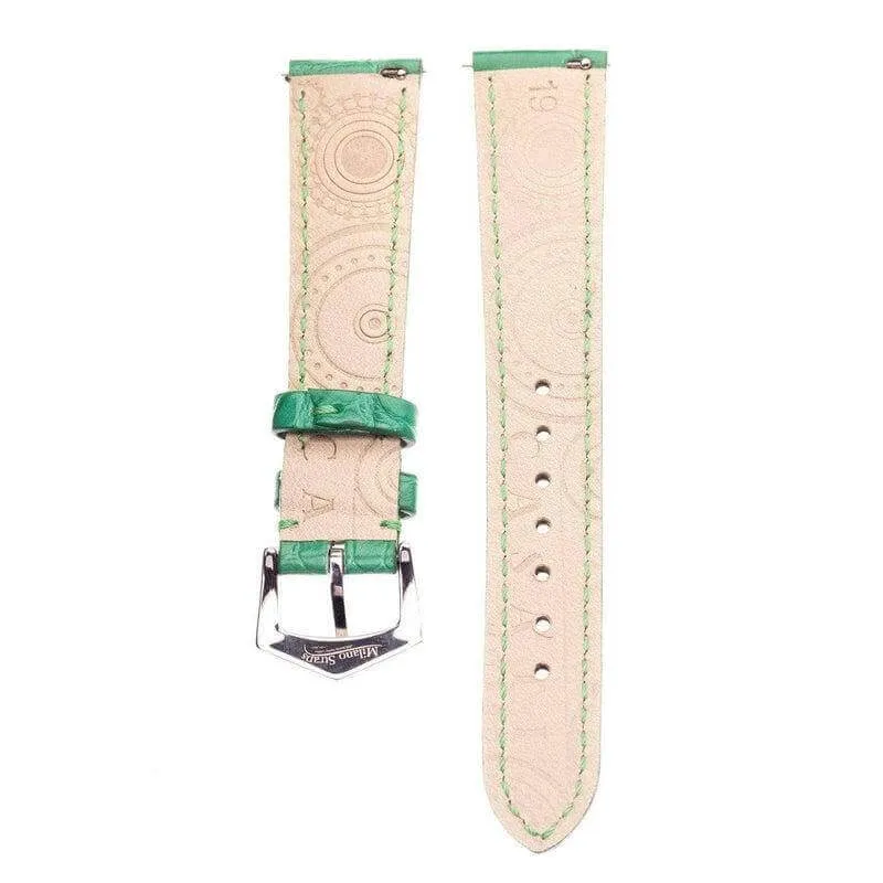 Apple Watch Leather Band ™ Alligator Millennium Green Watch Strap