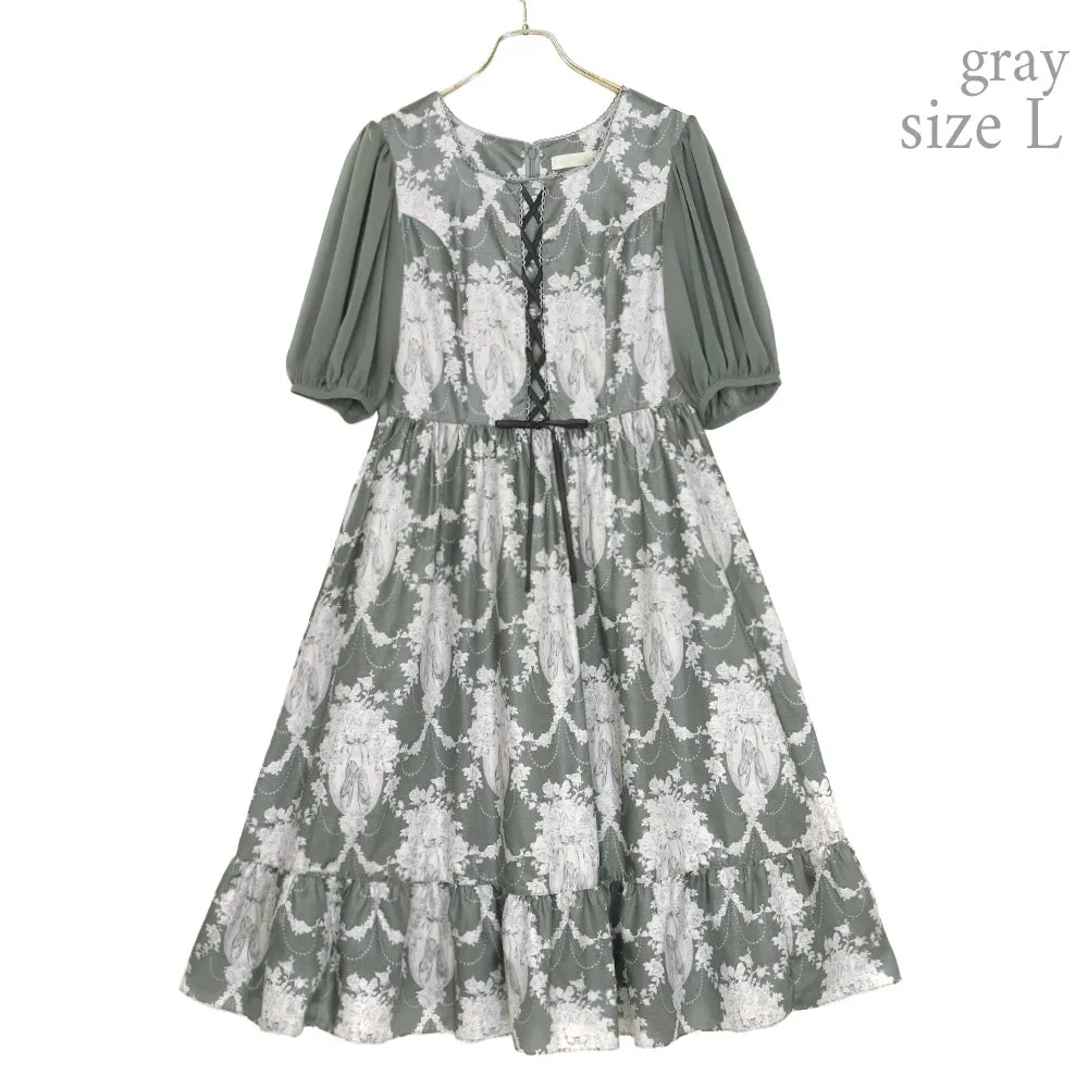 Arabesque Lace-Up Dress