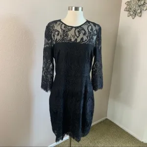 BB Dakota Lace Dress Black Size 10