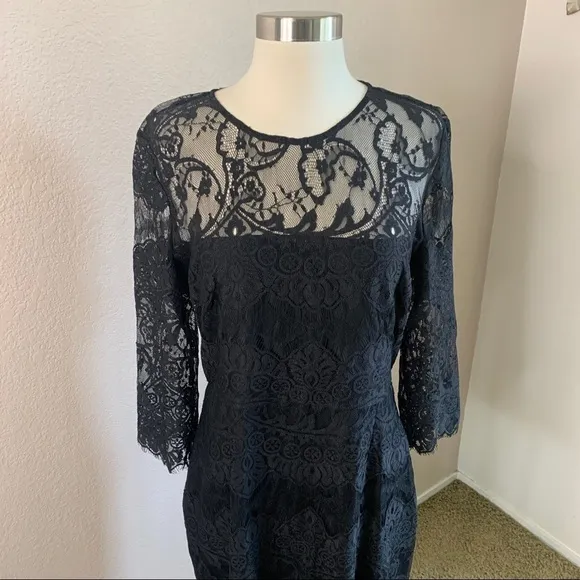 BB Dakota Lace Dress Black Size 10