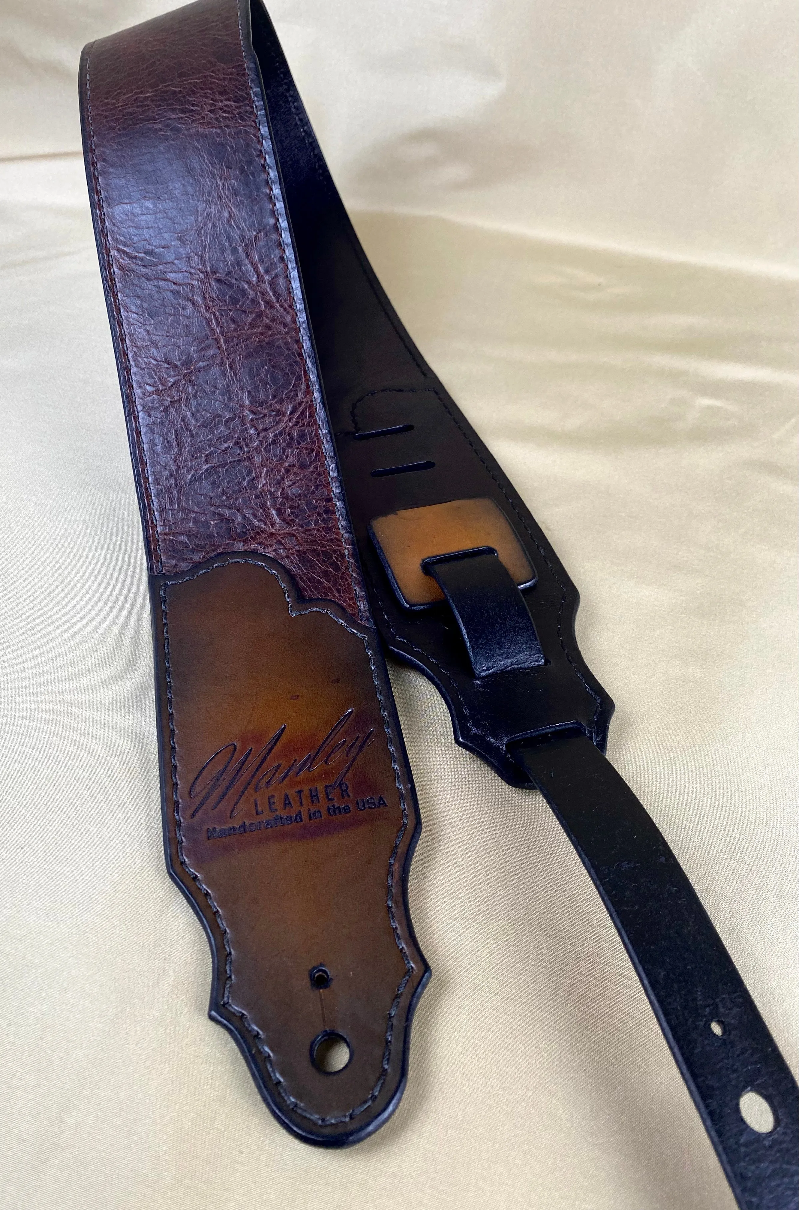 Bison Leather Guitar Strap