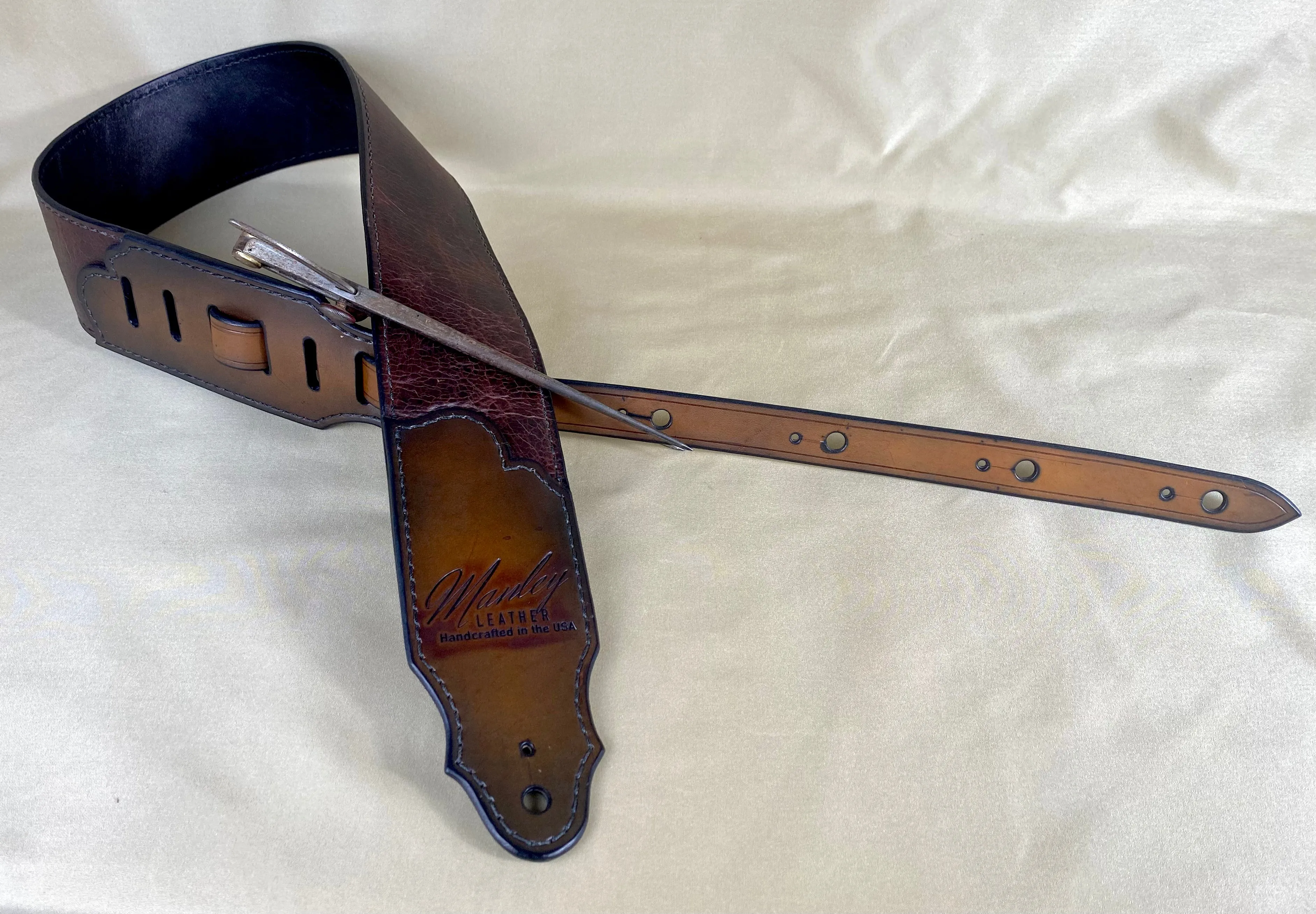Bison Leather Guitar Strap