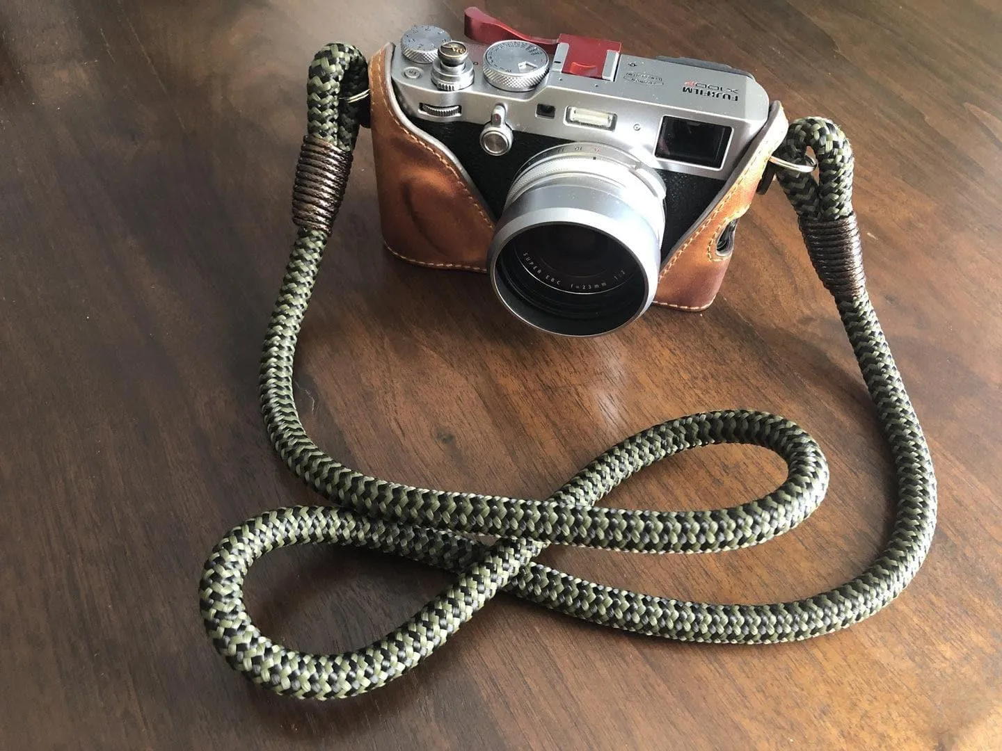 Black-Olive Acrylic Camera Strap