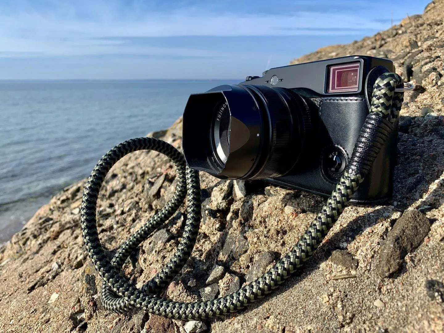Black-Olive Acrylic Camera Strap