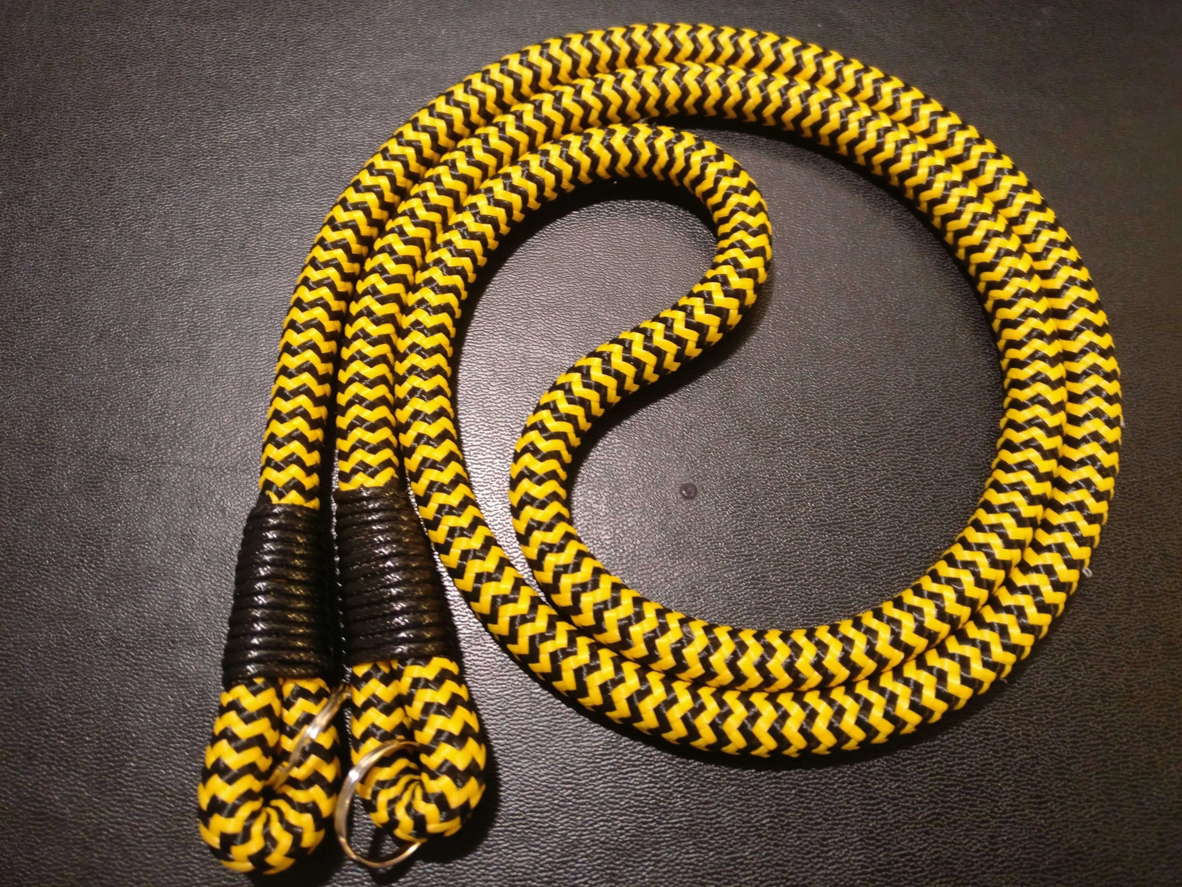 Black - Yellow  Acrylic Camera Strap