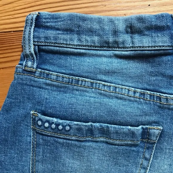 Blank NYC Retro High Waist Denim Shorts, NWT, 25