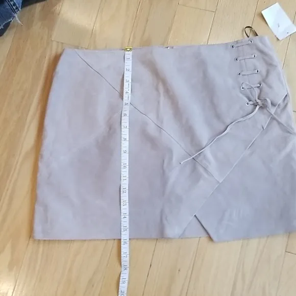 BLANKNYC leather mini skirt