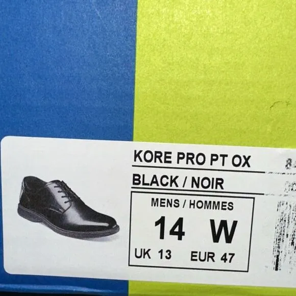 Brand New In Box!  Nunn Bush Kore Pro PT OX, Men's size US 14 W