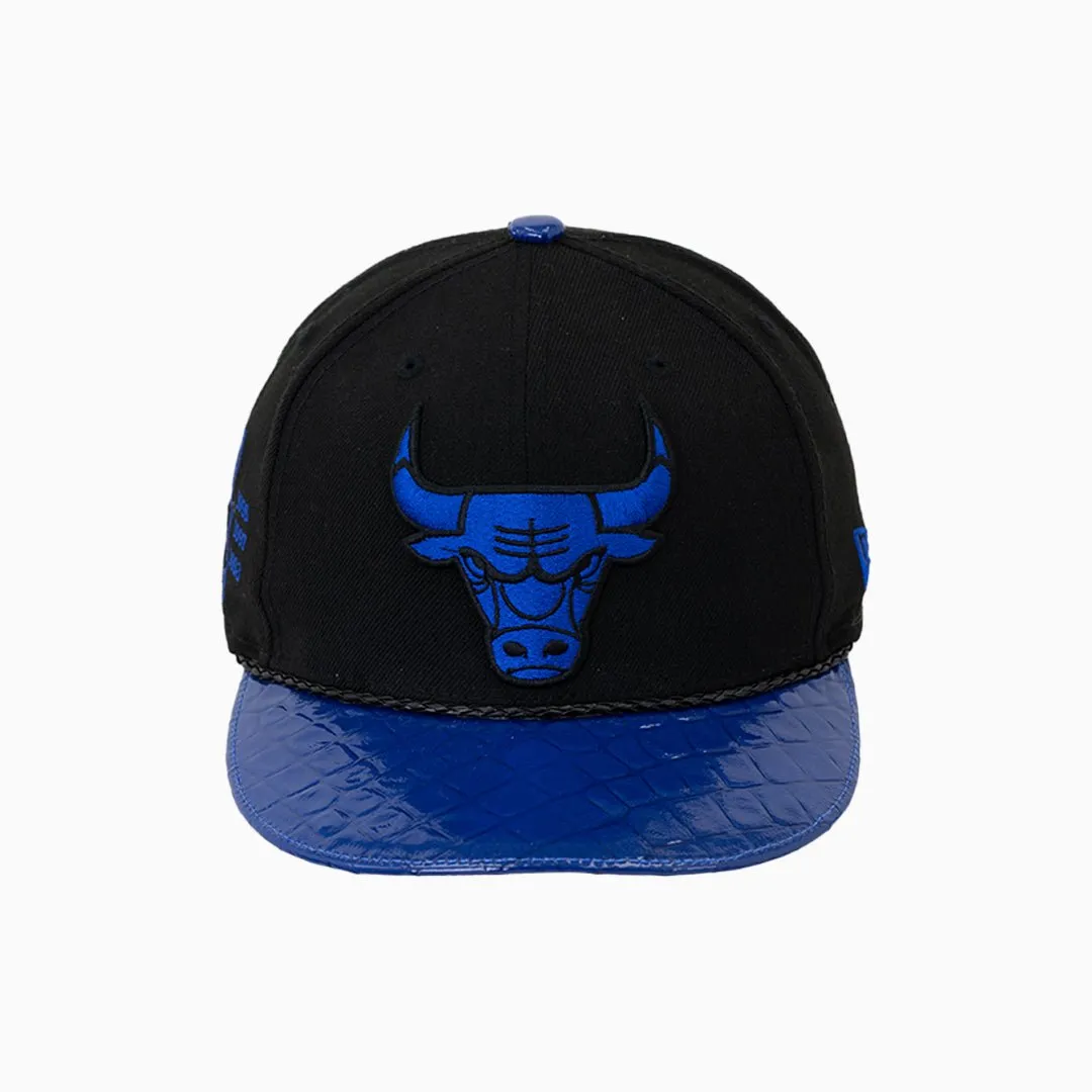 Breyer's Buck 50 Chicago Bulls Hat With Leather Visor