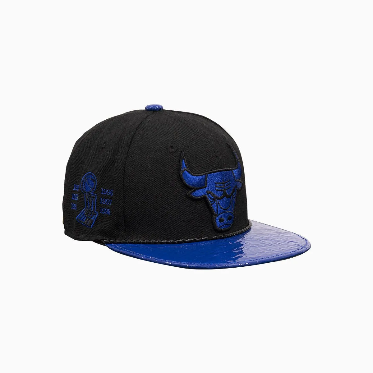 Breyer's Buck 50 Chicago Bulls Hat With Leather Visor