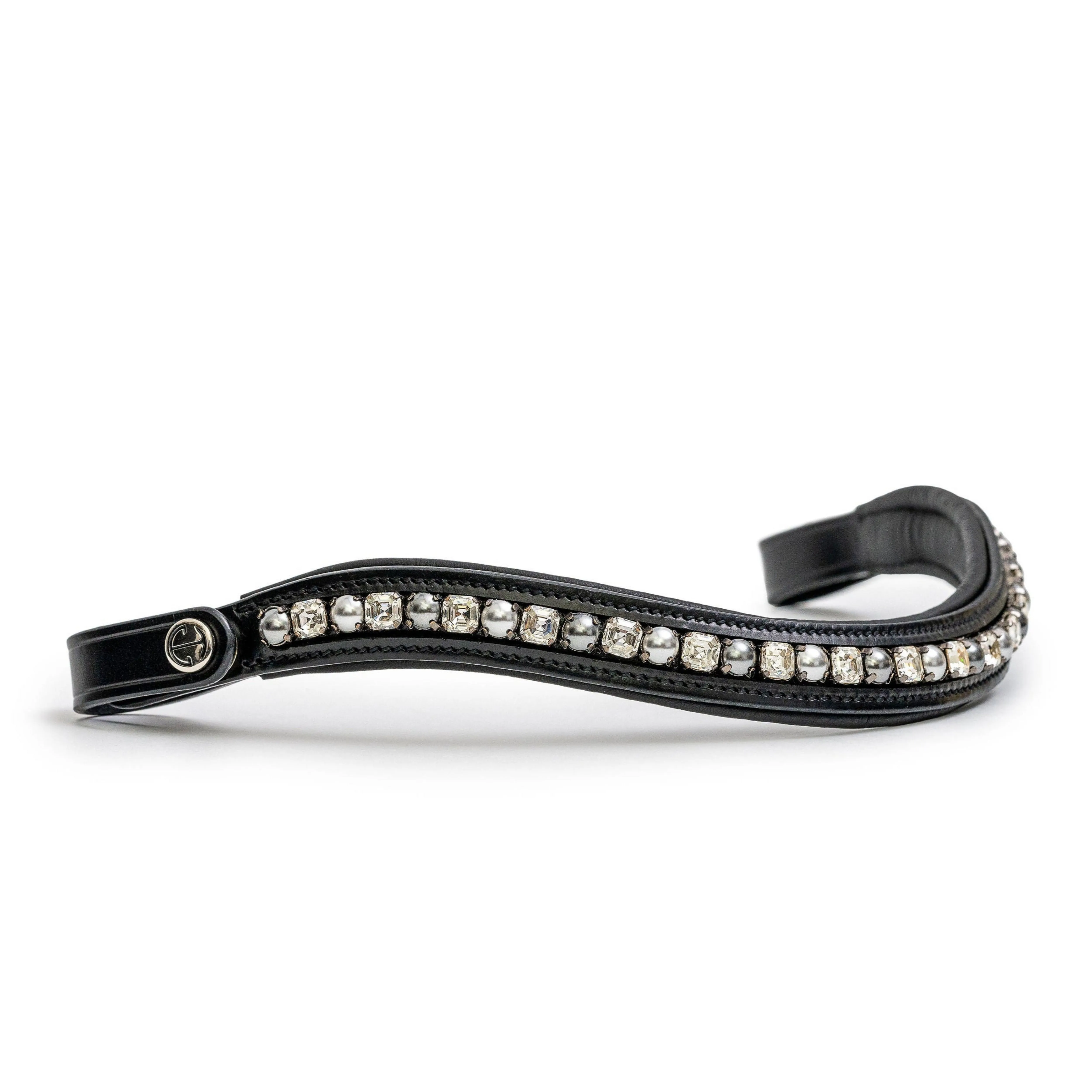 Brixton Non-Patent Black Leather Double Bridle