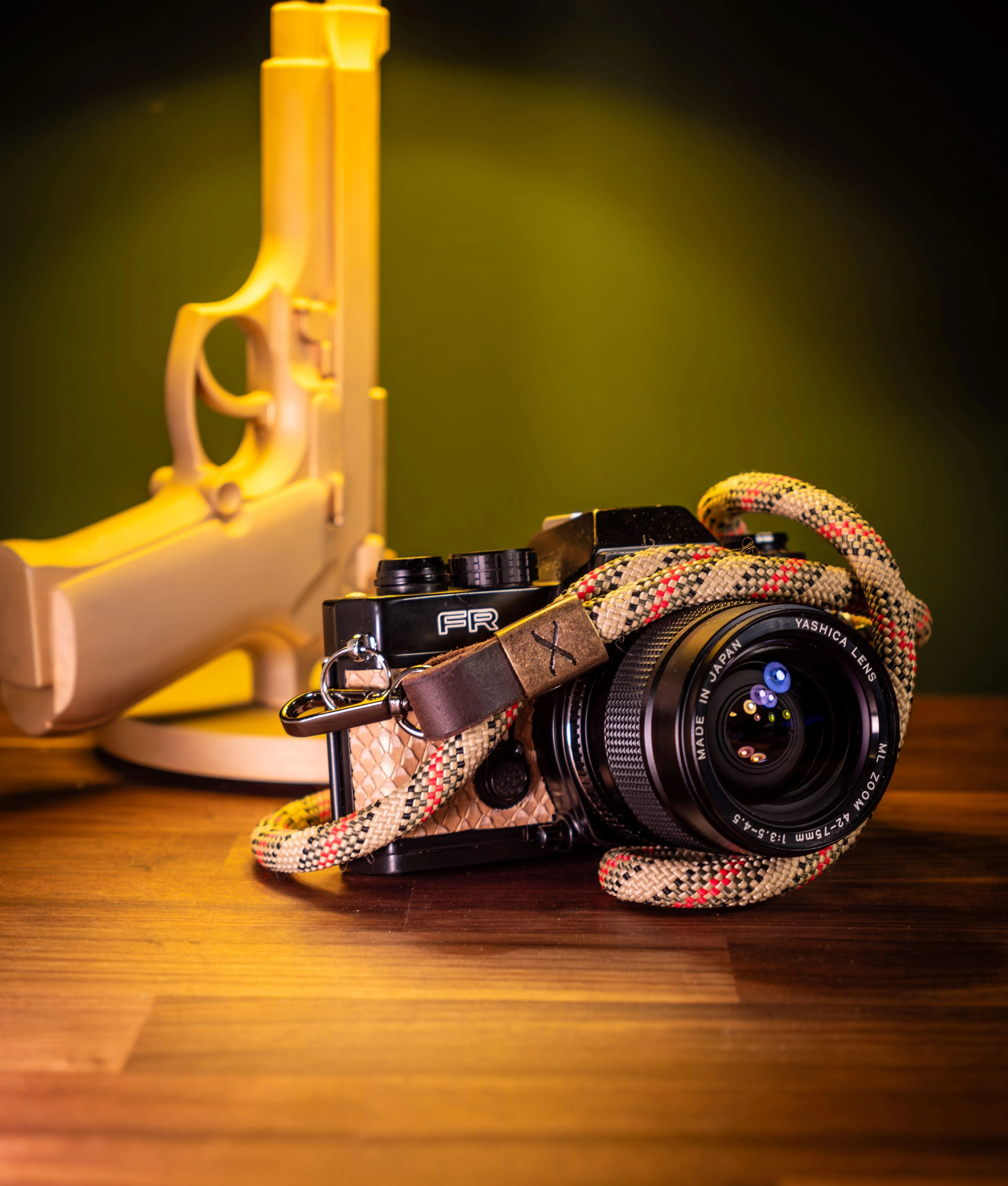 Bronze X Guccilicious Camera Strap