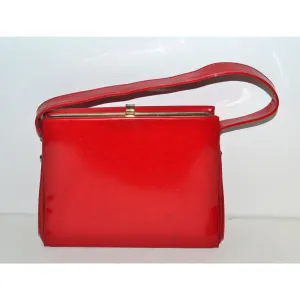 Candy Red Patent Leather Purse