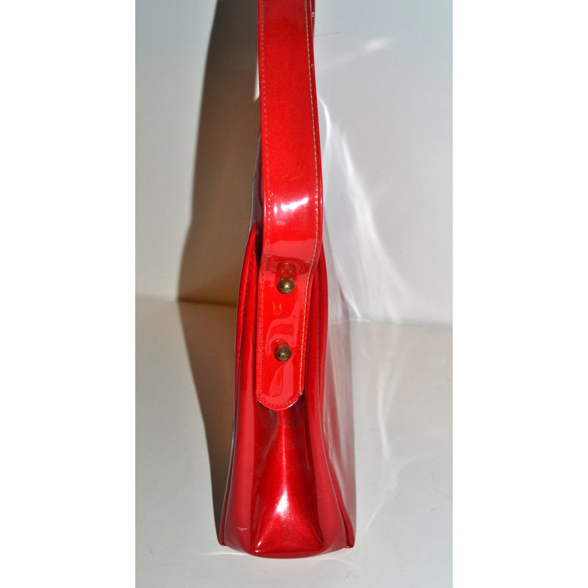 Candy Red Patent Leather Purse