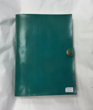 Coloured Leather Journal / Notebook, No Design, Single Fastener