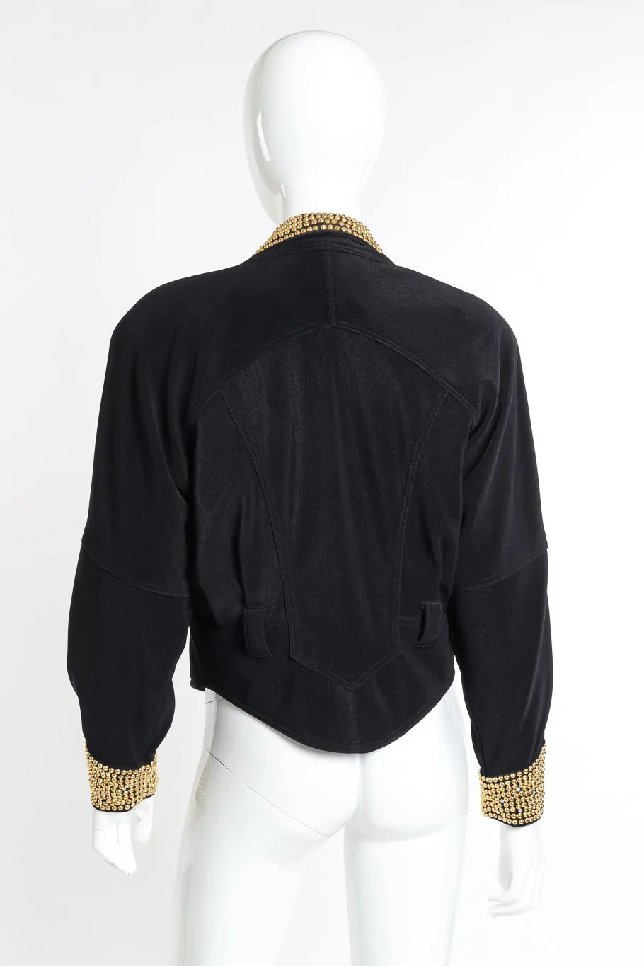 Crystal and Dome Stud Jacket