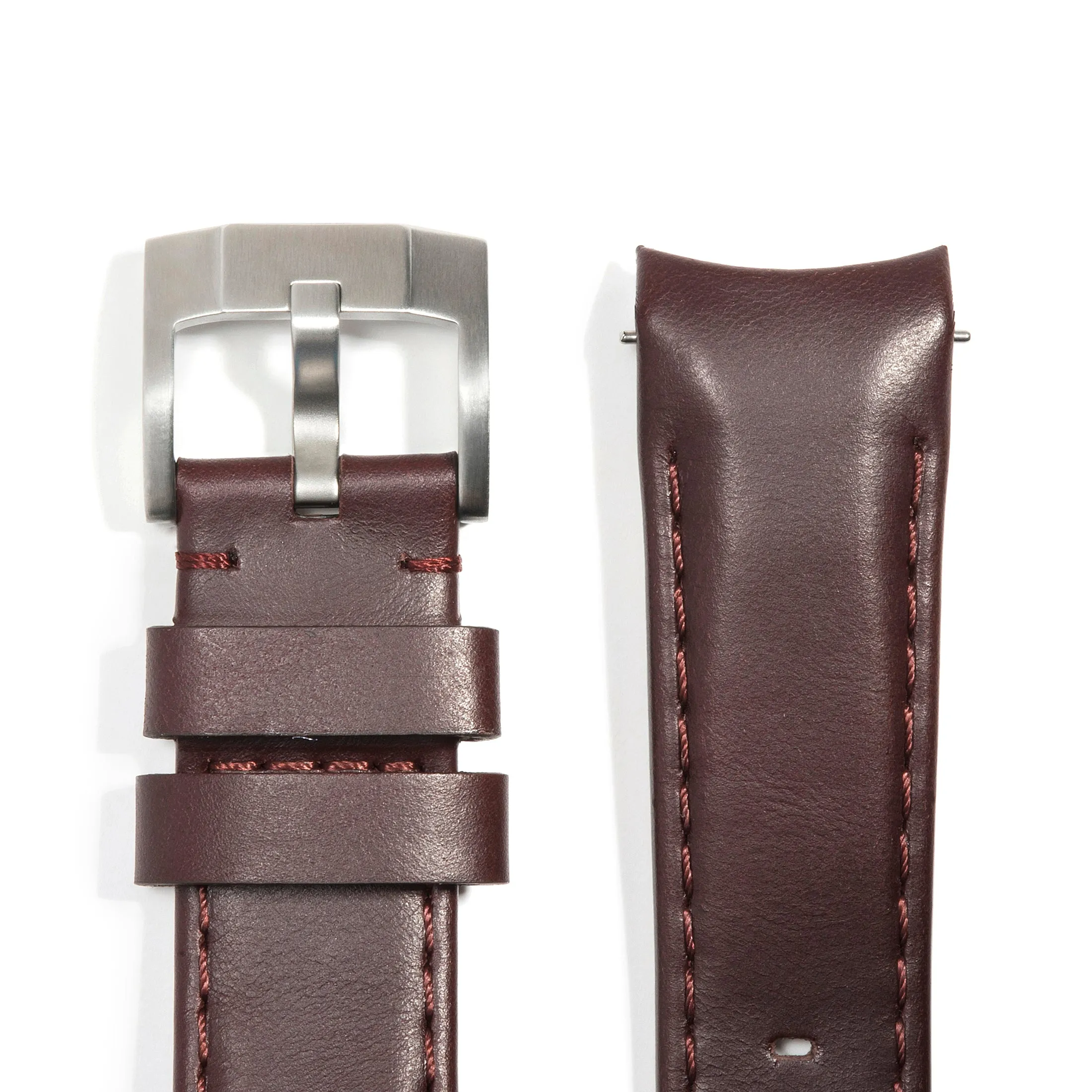 Curved End Leather for Rolex Oyster Perpetual 39mm with Tang Buckle