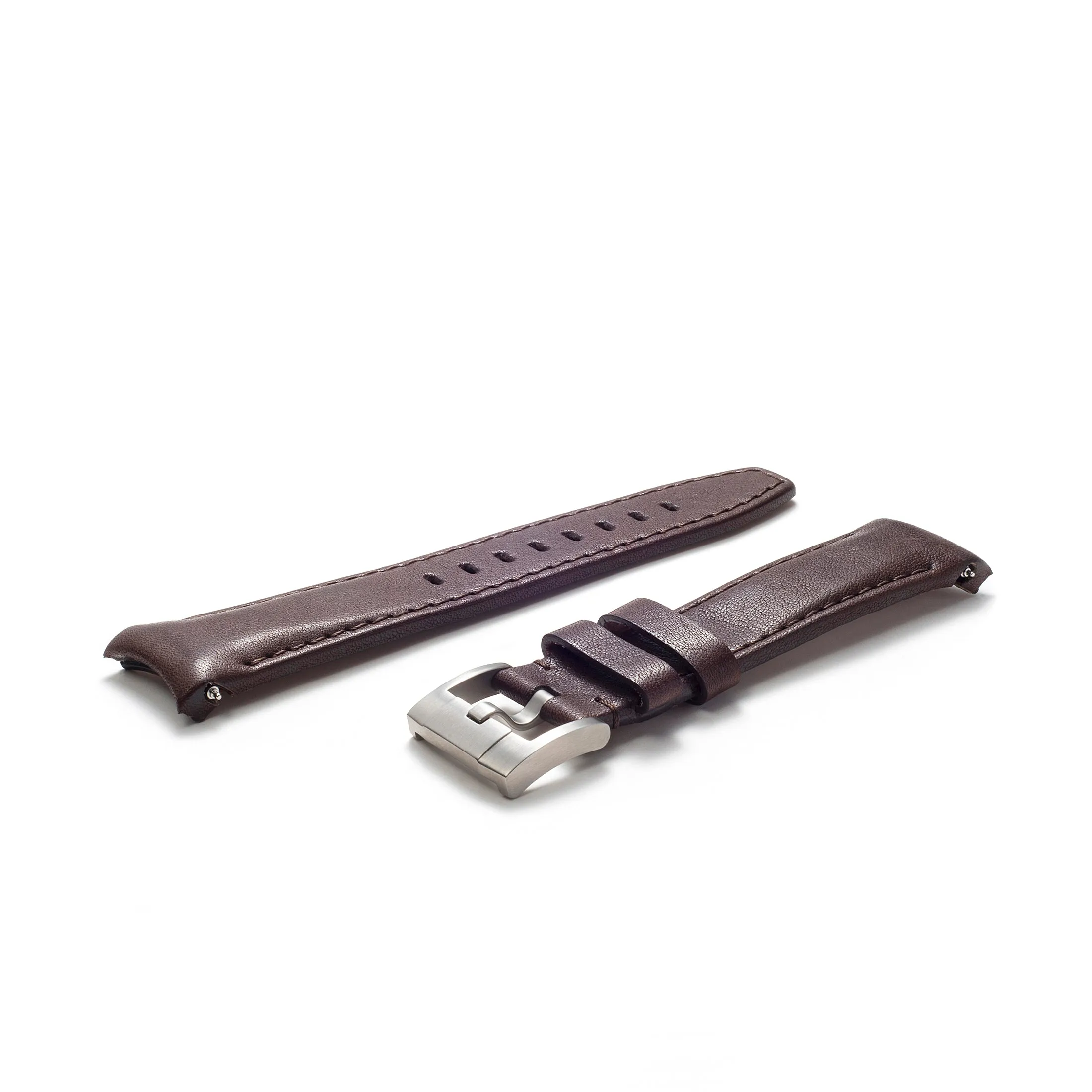 Curved End Leather for Rolex Oyster Perpetual 39mm with Tang Buckle