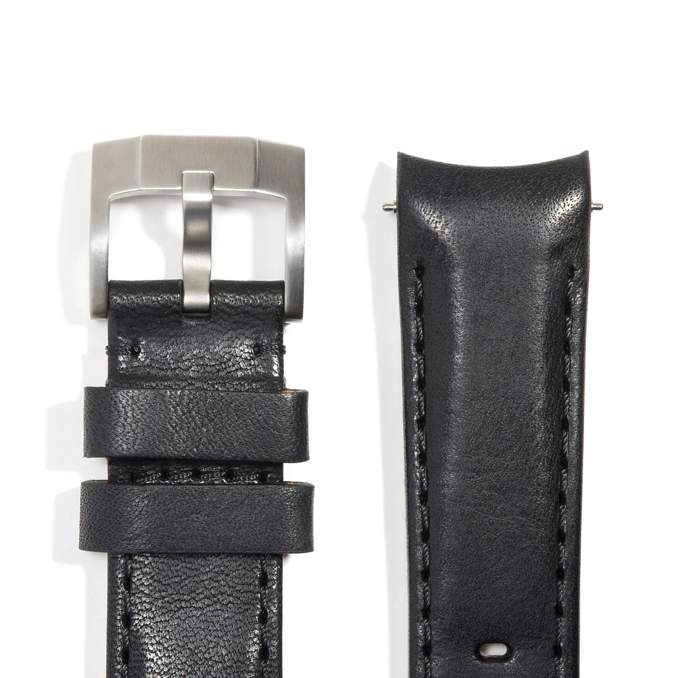 Curved End Leather for Rolex Oyster Perpetual 39mm with Tang Buckle