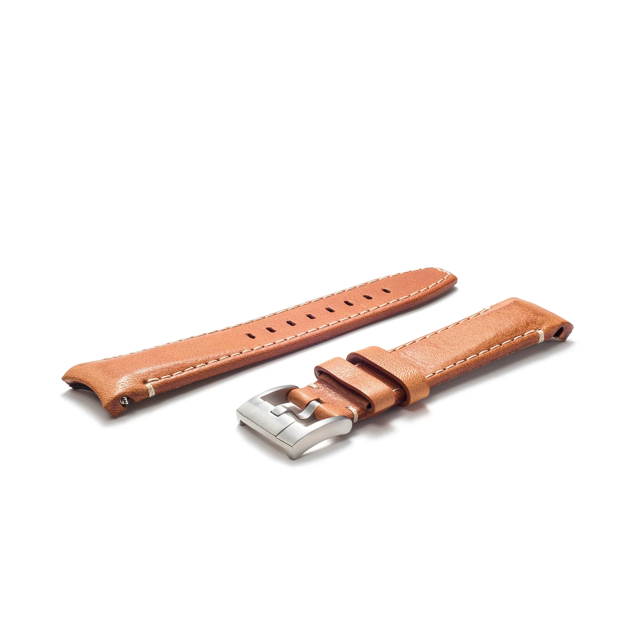 Curved End Leather for Rolex Oyster Perpetual 39mm with Tang Buckle