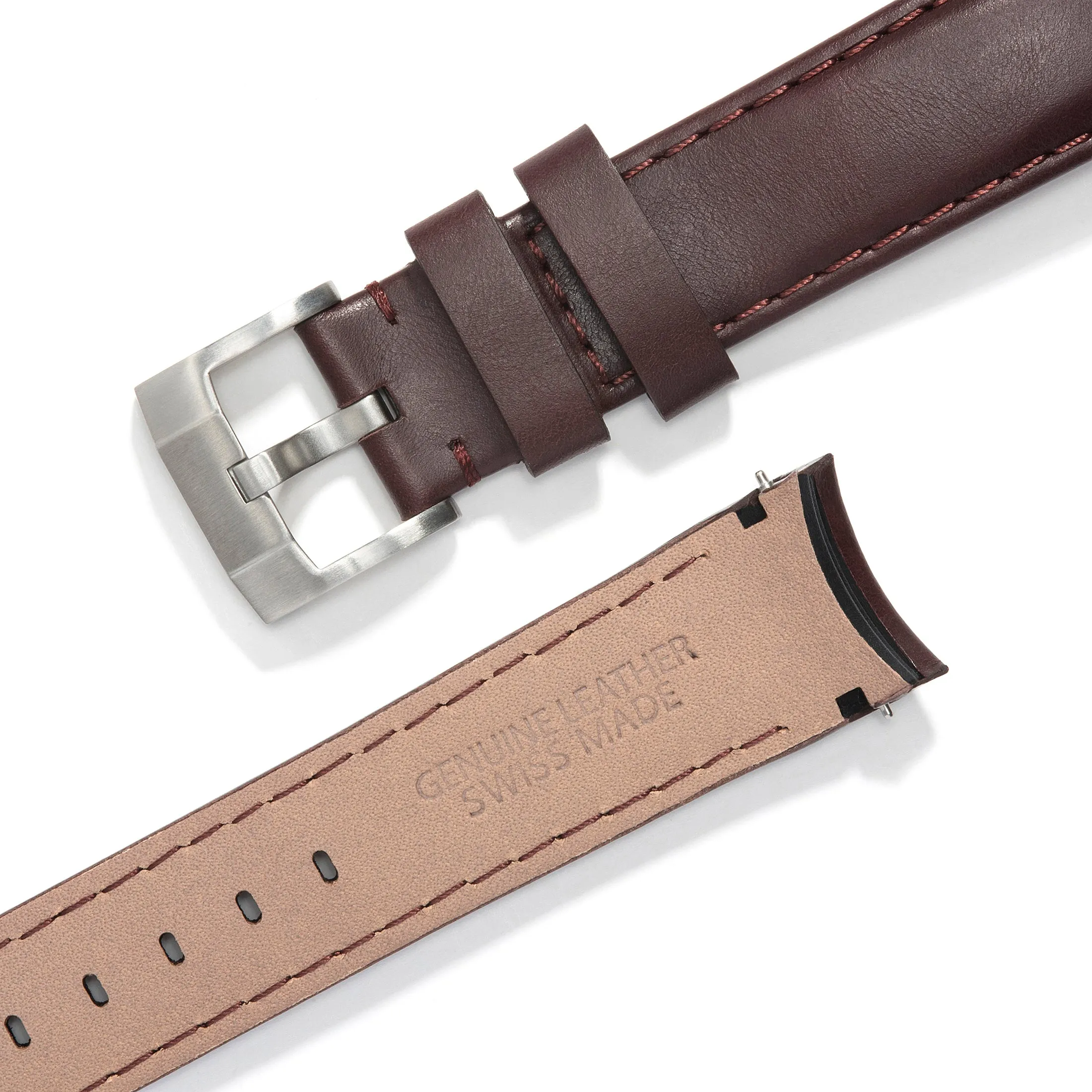 Curved End Leather for Rolex Oyster Perpetual 39mm with Tang Buckle
