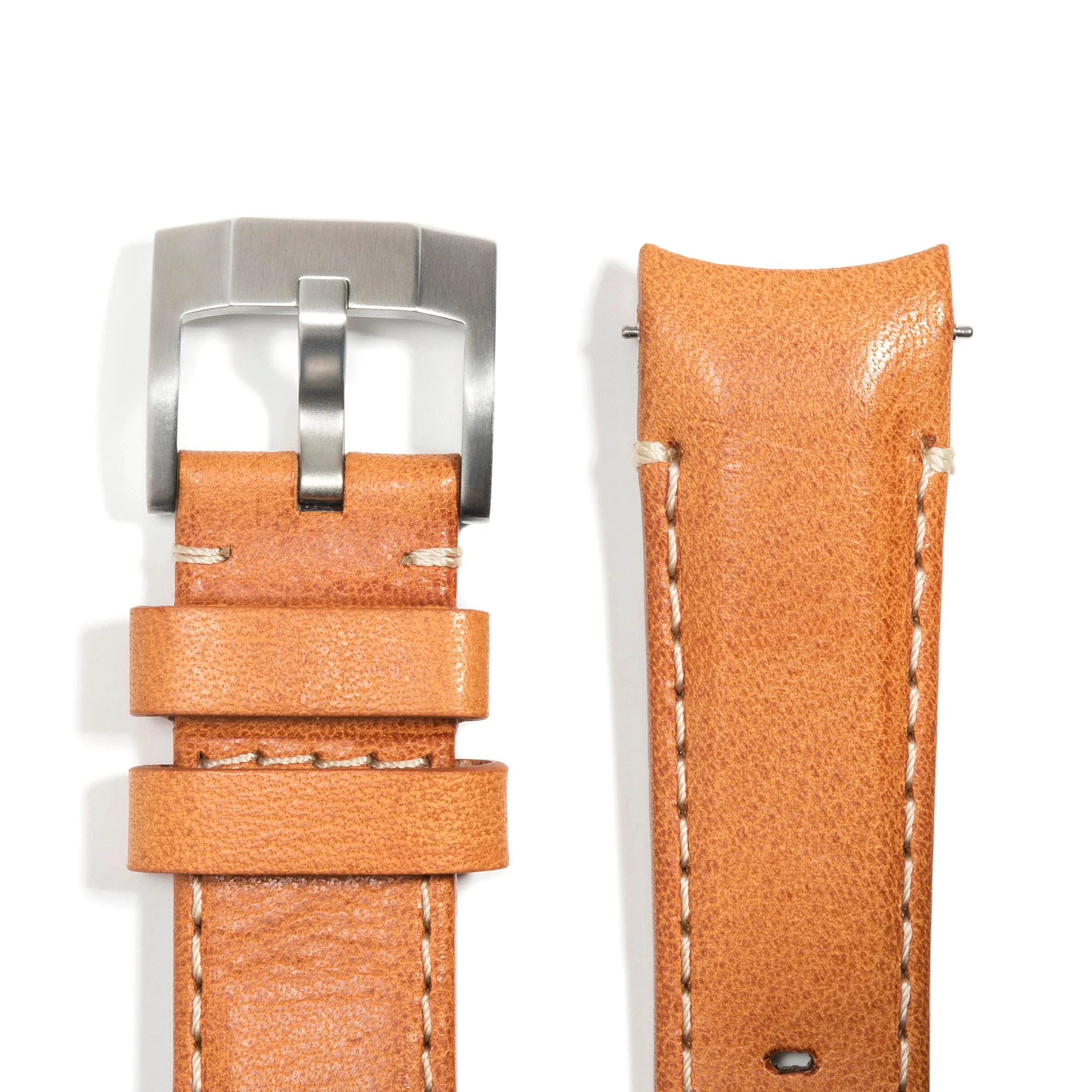 Curved End Leather for Rolex Oyster Perpetual 39mm with Tang Buckle