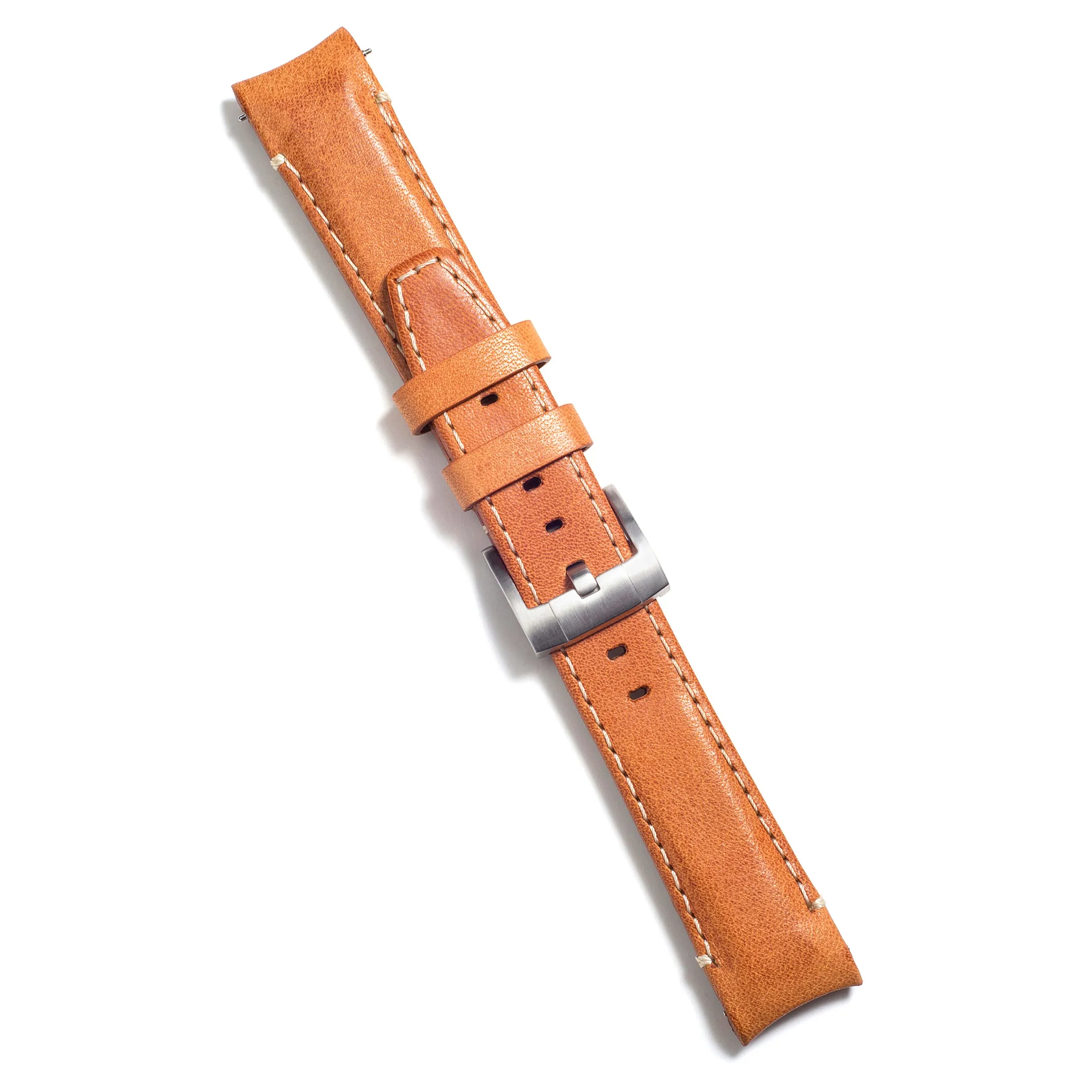 Curved End Leather for Rolex Oyster Perpetual 39mm with Tang Buckle