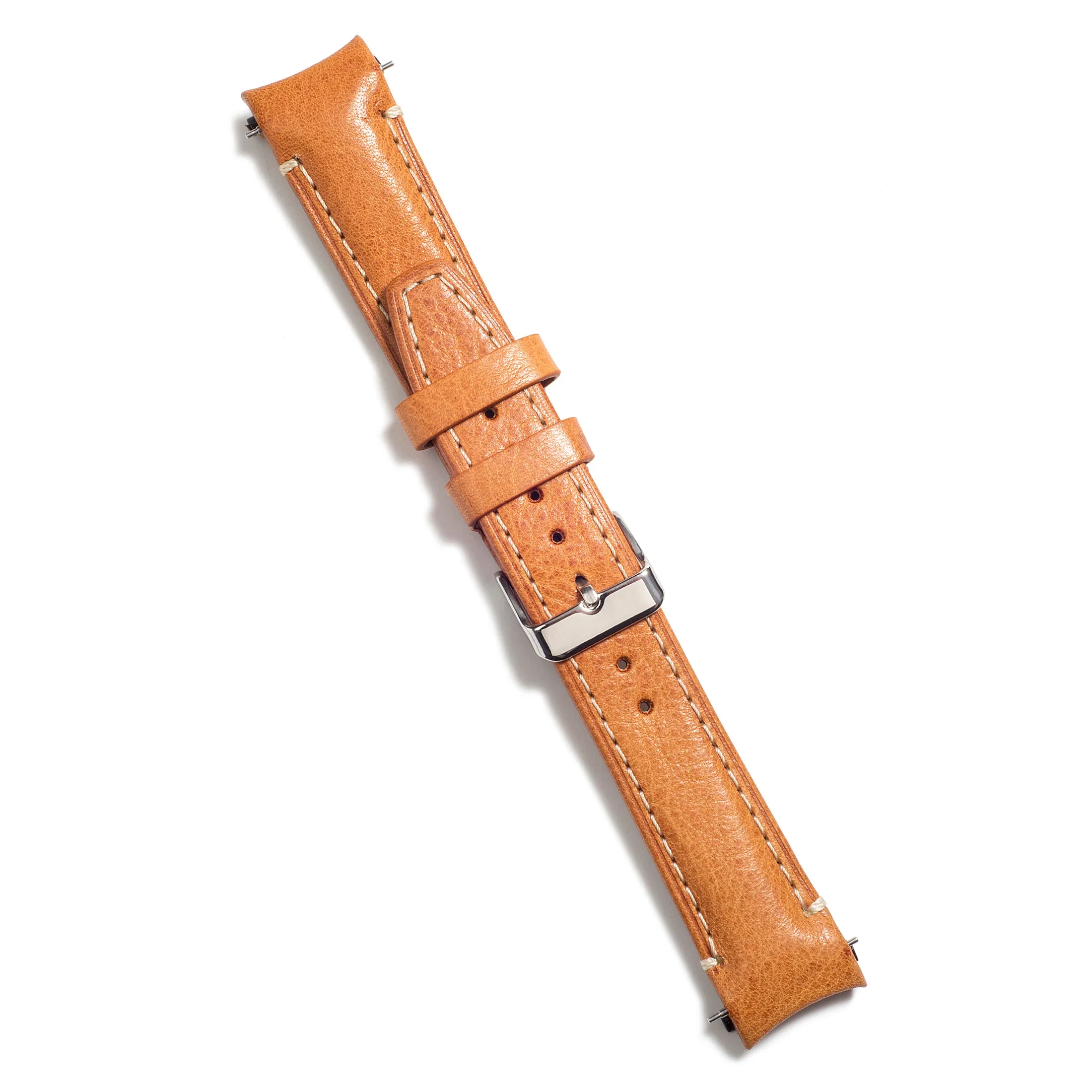 Curved End Leather Strap for Rolex GMT 1675 & 16750 with Tang Buckle