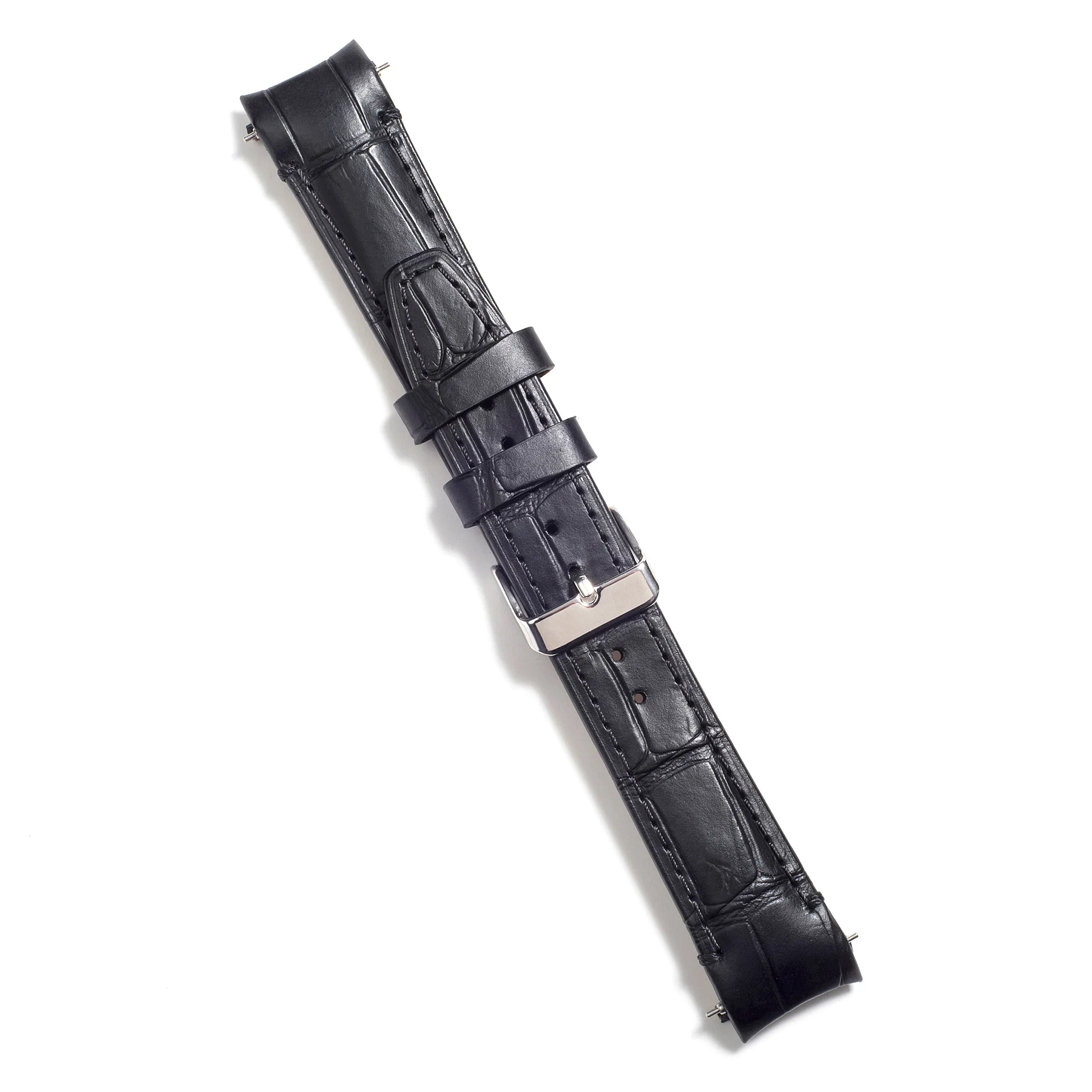 Curved End Leather Strap for Rolex GMT 1675 & 16750 with Tang Buckle
