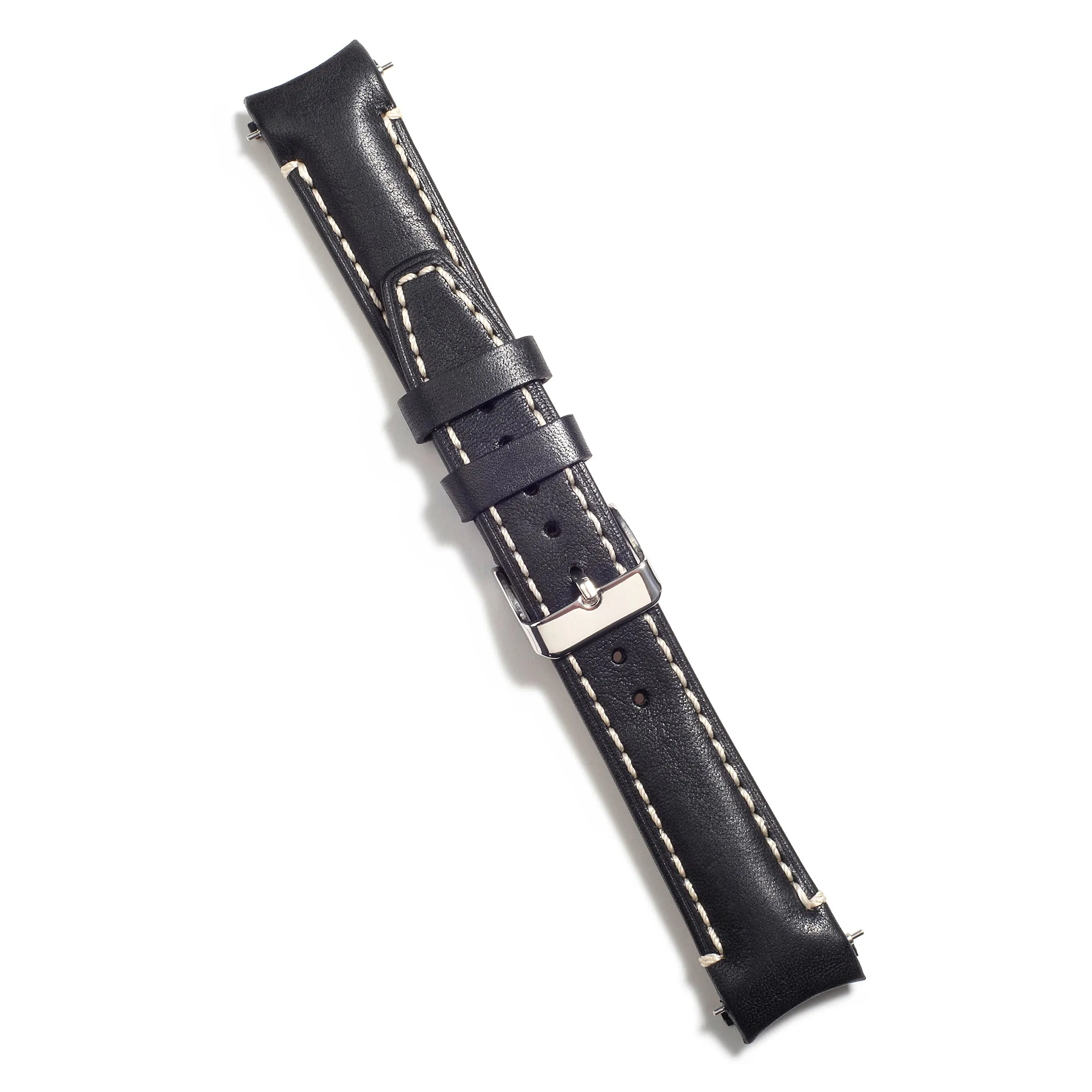 Curved End Leather Strap for Rolex GMT 1675 & 16750 with Tang Buckle