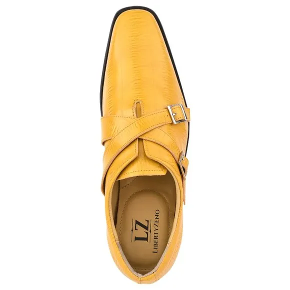 DONNA Man Made Leather Monk Straps