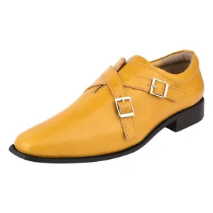 DONNA Man Made Leather Monk Straps