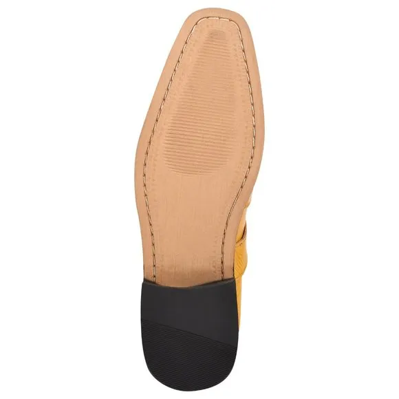 DONNA Man Made Leather Monk Straps