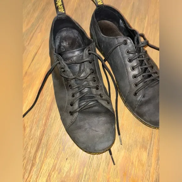Dr. Martens Calmont M Size 12 black Leather Doc Lace Up Shoe vintage