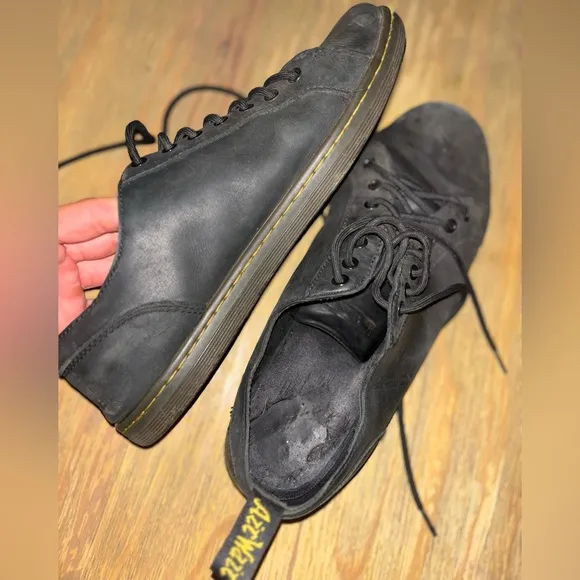 Dr. Martens Calmont M Size 12 black Leather Doc Lace Up Shoe vintage