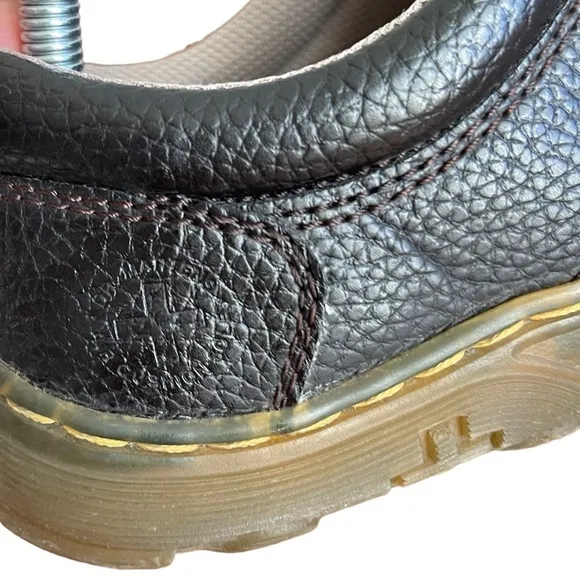 Dr. Martens Pembridge Lace-Up Dark Brown Leather Upper Slip Resistant Size: 11